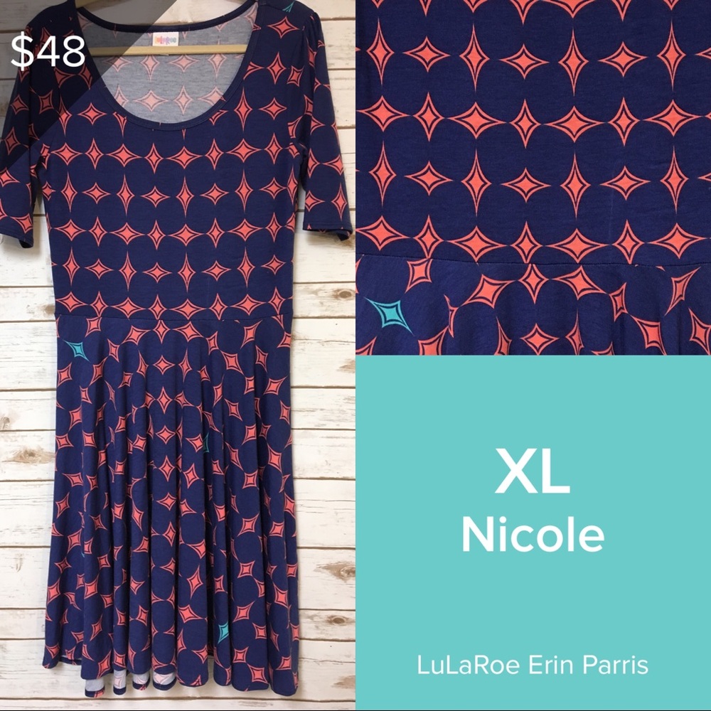 XL LuLaRoe Nicole Dress